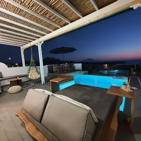 Tramonto Luxury No2 - Breathtaking Sunset View Villa Finíki