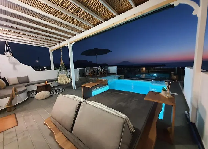 Tramonto Luxury No2 - Breathtaking Sunset View فيلة Foiníkion