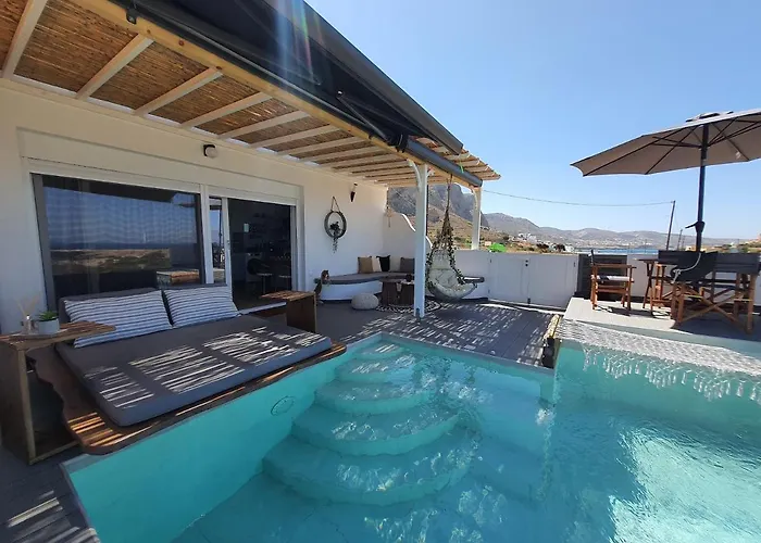 Tramonto Luxury No2 - Breathtaking Sunset View فيلة Foiníkion